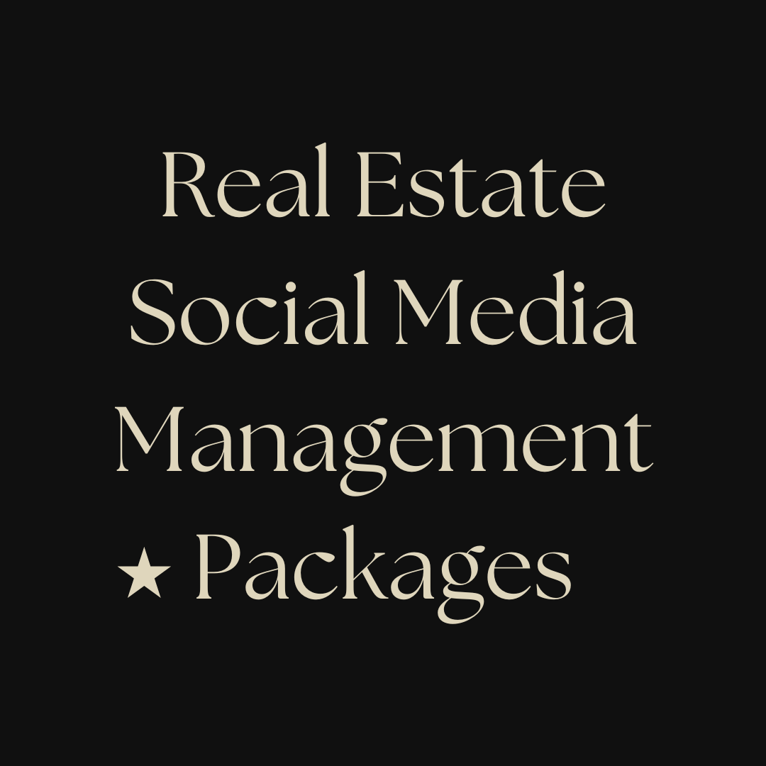 Real Estate Social Media Management Packages